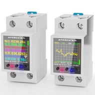 Torch Color AC Voltmeter Ammeter Power Meter