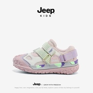 Jeep Jeep Children's Shoes 2024 Autumn Children's Shoes Girls Running Shoes Mesh Breathable Casual L