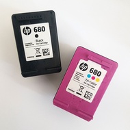 Used Empty HP 680 Black and Colour Ink Cartridge