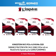 KINGSTON NV3 PCIe 4.0 NVMe SSD - 500GB/1TB/2TB/4TB