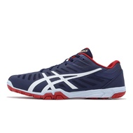 Asics Tennis Shoes Attack Excounter 2 Blue White Red Low-Top Men's ACS 1073A002404