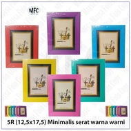 5R photo frame (12.5 x 17.5) Minimalist colorful fiber