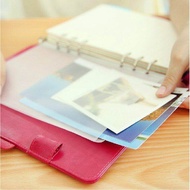 Business Card Bag Paging Loose-leaf Bag PVC Receipt Bag Storage Bag Frosted Transparent Information 