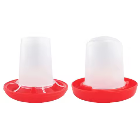 5.4oz Chick Waterer 0.35Lbs Feeder Feeding No Drown Small Water Jar