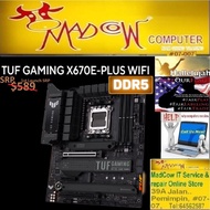 ASUS TUF GAMING X670E-PLUS WIFI(3Y),    [for latest.AM5 socket CPU & DDR5 Only]  10.10 Mega Sales