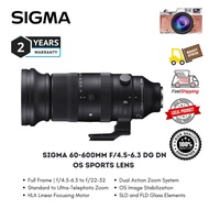 Sigma 60-600mm f/4.5-6.3 DG DN OS Sports Lens For Sony E/Canon EF / Nikon F ( 2 Year Warranty )