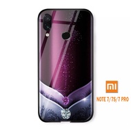 Softcase Glass Kaca Xiaomi Redmi Note 7 / 7S / 7 Pro - J105 - Casing Hp Xiaomi Redmi Note 7 / 7S /