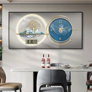 [ ELECTRONIC CLOCK ] Modern 2-in-1 " FORTUNE DEER" Wall Clock, View Temperature, Time, Date, Year