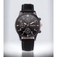 Migeer Aviator SW043 Men's Watch Leather Strap Fashion Business Casual Promo Price COD Pay On Place