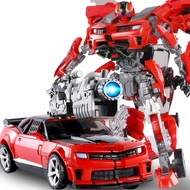 New 20cm Action Figure Toys cool red Transformation G1 Alloy anime Robot Car Truck model movie Defor