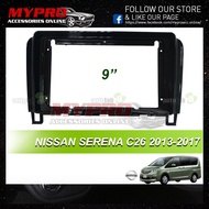 Android Player Casing 9" Nissan Serena C26 2013-2017