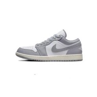 Ready stock  1 AJ1 stealt and white low retro basketball shoes men and women shoes sneakers&&*-