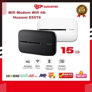 Mifi Modem Wifi 4G Huawei E5576 free Tsel 15gb