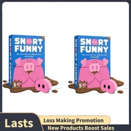 For 4+ Player Group Game 2PCS Hilarious Family Party Game, 150 Challenge Cards with 5 Pig Noses, Lau