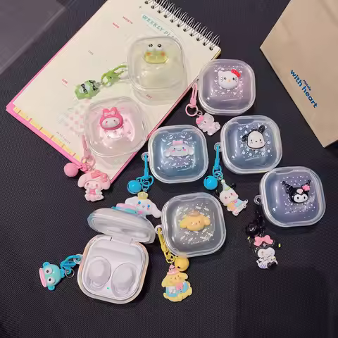 For Samsung Galaxy Buds Live 2 Pro 2 FE Case Cartoon Sanrio KT TPU Earphone Case For Samsung Galaxy 