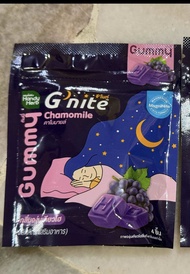 HandyHerb G’nite Gummy 4pcs | Chewable Gummy | L-Theanine Reishi Mushroom Chamomile | Thailand Impor