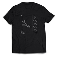 Men's T-shirt BOEING 777 HALF Adult Unisex Tops PakeKaos
