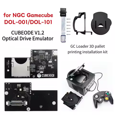 CUBEODE V1.2 Game Console Optical Drive Emulator Replace Original DVD Drive Optical Drive Emulator f