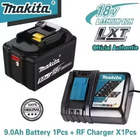 100%💥original Makita battery 18V 9.0AH,rechargeable battery, Makita 5Ah6Ah BL1850 BL1860B power tool
