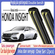 Honda INSIGHT Dedicated Wiper HONDA INSIGHT (2010-2014) Double Rubber Strip Wiper U Hook Cartilage W