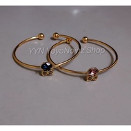 Gelang tembaga 21k Gold crystal.