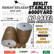 ANGGRAEINI Gelasan MATOT GOLD "MONSTER" Original STAINLESS 6000Yard Beklit 018/020 - IMPORT (Super S