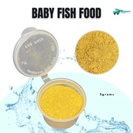 Baby Fish Food Fry Food First Bite Fish Food Powder 5g / Small Fish Food / Tetra Food