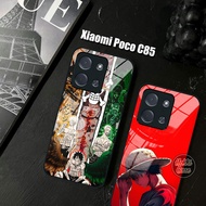 Case poco C85 One Piece Motif - Softcase Glass Kaca poco C85 - Casing hp poco C85 - Silicone poco C8