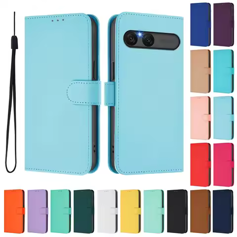 For Sony Xperia 10 VII Case Xperia 10 Vii XQ-FE54 Cover Candy Solid Color Flip Cover on for Sony 10V