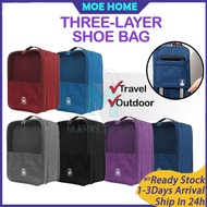🔥Portable Travel Shoe Bag Shoe Bag Shoe Storage Box Zipper Waterproof Multi-Layer Storage Bag Suitca