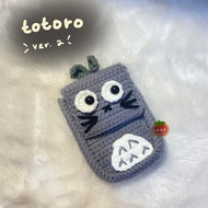 [PO] TOTORO CROCHET POUCH VER. 2 || DIGICAM KNIT POUCH insp by STUDIO GHIBLI || NATSDIARY