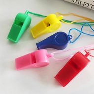 Hot Sale Sports Toys Plastic Colorful Rope Whistle Referee Whistle Fan Whistle Whistle BB Whistle Children's Toys Football Whistle