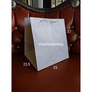 PUTIH White paper bag R10B/ size 25*22,5*27