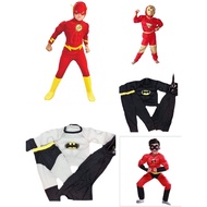 kids costume muscle Flash batman iron mam incredible 2yrs to 8yrs