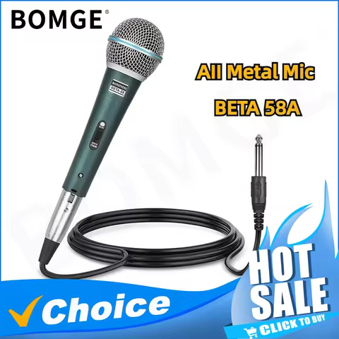 BETA58A BETA58 supercardioid Dynamic Microphone For Stage Singing Professional Wired Mic for Shure K