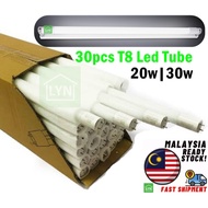 30pcs 20w/22w 4ft LED Tube T8 2000LM Daylight 6500k T8 Led Tube Light Wholesale Price led t8 tube