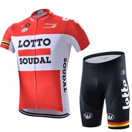 LOTTO SOUDAL Cycling Jerseys Short Sleeves Shorts / Bib Shorts Bicycle Wear Baju Basikal