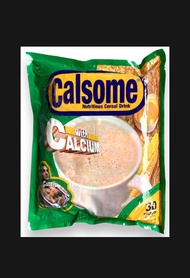 ซีเรียลข้าวโอ๊ตผสมข้าวโพด Calsome แถมฟรี!!ชาพม่า ไม่ผสมนมผง แคลเซียมสูง30ถุง