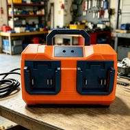 2/4/6 Slots Battery Charging & Discharging Rack for Makita/TANZU/OSUKA/MASARU 18V Lithium Batteries 
