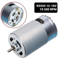 Dynamo RS550 550 DC high speed motor 12v-18v 19500 RPM 4.5A as shank 3.17 mm