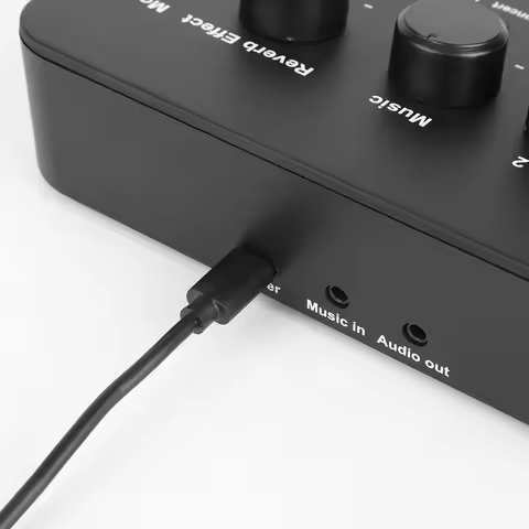 Portable Karaoke Microphone Mixer 3.5mm AUX BT Connection Compact Karaoke Audio Mixer for Karaoke Ho