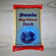 Glaze Dunia Dip Glaze Coklat 1 kg / Glaze Dunia Coklat 1kg Bag