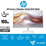 Monitor FHD HP Siri 5 524sf 94C18AA 23.8 inci FHD (1920x1080) 100Hz 5ms HDMI 1.4