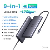 Ugreen 15532 Multifunctional Type-C Hub Type-C to HDMI 4K60hz + USB-C 3.2 + USB-A 3.2 CM498 15375