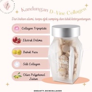 D Vine Collagen Candy Original - DVINE Candy Pemutih Badan 20 Butir