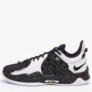 SEPATU BASKET UNISEX NIKE PG 5 LOW "OREO" BLACK/BLACK-WHITE-VOLT