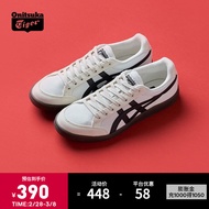 Onitsuka Tiger鬼塚虎轻便潮流女板鞋低帮耐磨休闲鞋男ADVANTI 米白色/黑色 42.5