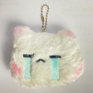 TC Keychain Kucing Nangis dan Kelinci Marah | Cry Cat & Mad Bunny| Gantungan Kunci Boneka R1403