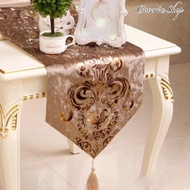 Table Runner / Bed Runner - Long Tablecloth - Luxury - Coffee 33X210Cm