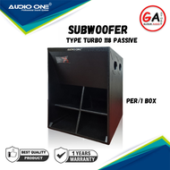 Subwoofer Audio One Turbo 18 Inch Pasif 1200W Berkualitas Tinggi - Hitam